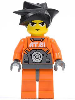 LEGO Minifigure-Ryo - Gate Guard-Exo-Force-EXF002-Creative Brick Builders